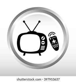tv icon design 