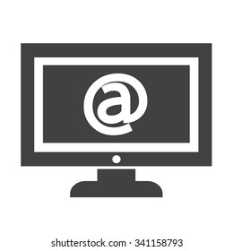 tv icon design Illustration