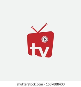 TV icon design logo vector