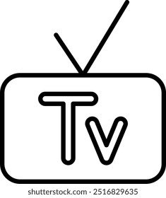 TV icon design for personal commercial use