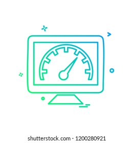 TV icon design vector