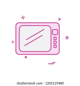 TV icon design vector