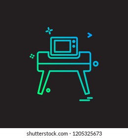 TV icon design vector