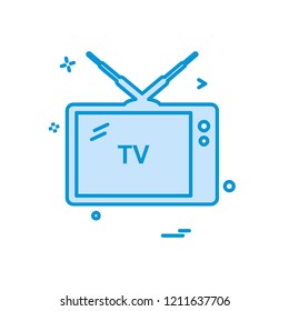 Tv icon design vector