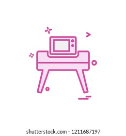 TV icon design vector