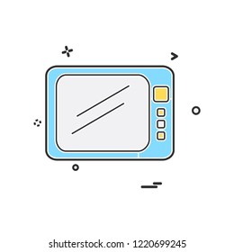 TV icon design vector