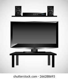 tv icon design,vector illustration eps10 graphic