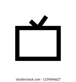 TV icon. Element of web icon for mobile concept and web apps. Thin line TV icon can be used for web and mobile