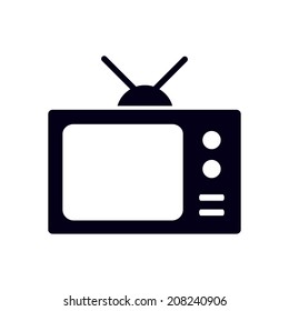 Tv icon. Flat design style. Vector EPS 10. 