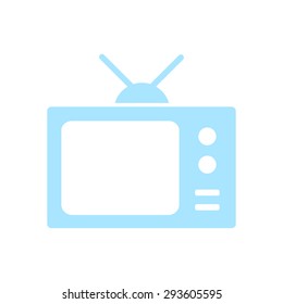 Tv icon. Flat design style. Vector EPS 10. 