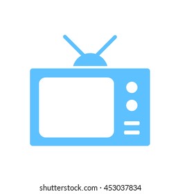 Tv icon. Flat design style. Vector EPS 10. 