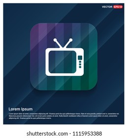 Tv Icon - Free vector icon