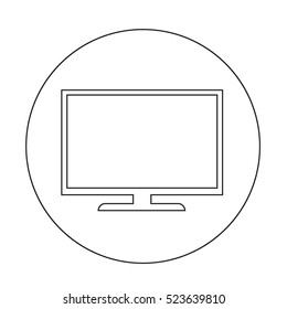 TV icon illustration design