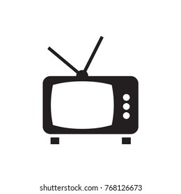 TV icon illustration isolated vector sign symbol