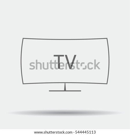 TV Icon illustration isolated vector sign symbol