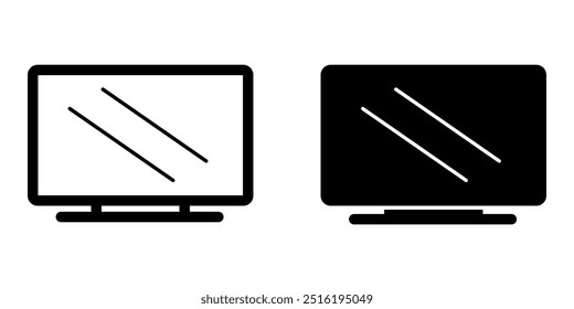TV icon illustration vector design template