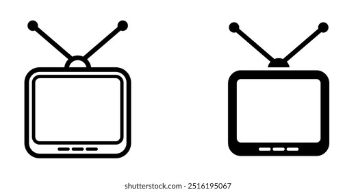 Icono de televisión ilustración Vector diseño Plantilla