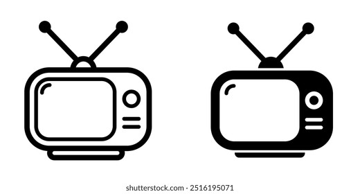 TV icon illustration vector design template