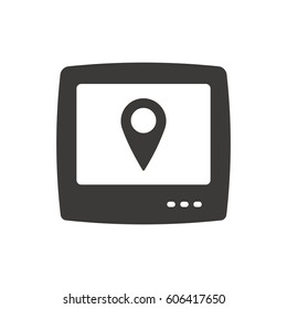 TV icon, isolated. Flat design.