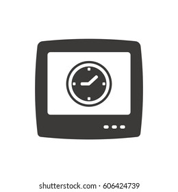 TV icon, isolated. Flat design.