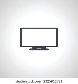 Tv icon. lcd TV screen icon.