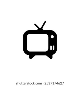 Tv icon logo design. television sign and symbol