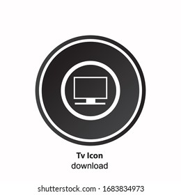 tv icon modern simple design