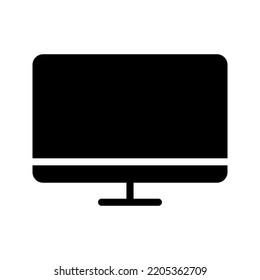 TV icon. monitor sign. vector illustration