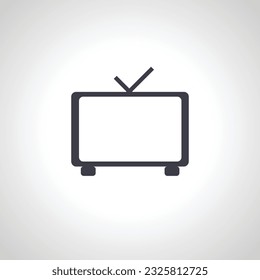 Tv icon. old TV icon. old TV icon.