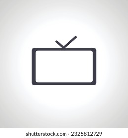 Tv icon. old TV icon. old TV icon.