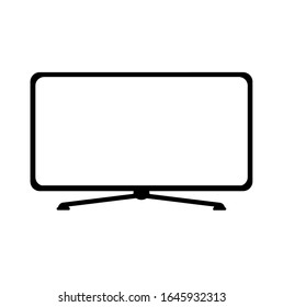 tv icon on white background