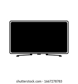 icono de tv sobre fondo blanco