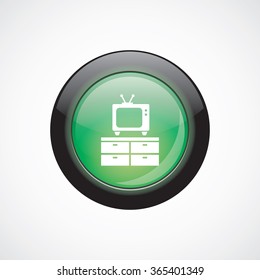 tv icon, on white background