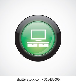 tv icon, on white background
