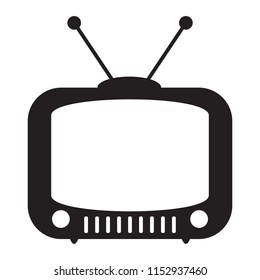 TV icon, retro TV
