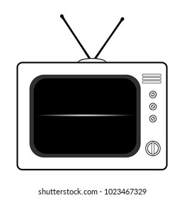 the TV icon with the screen off.
