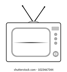 the TV icon with the screen off.