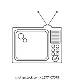 TV icon. Set of cinema  element icons. Premium quality graphic design. Signs and symbols collection icon for websites, web design, mobile app on white background