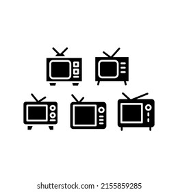 Tv Icon Set Vector Symbol Design Illustration