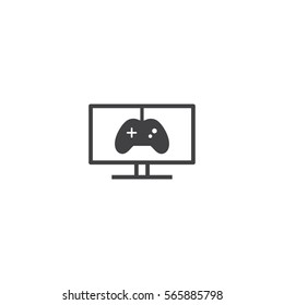tv icon. sign design