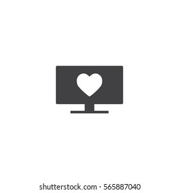 tv icon. sign design