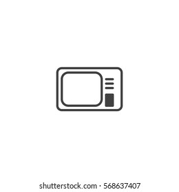 tv icon. sign design