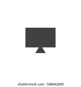 tv icon. sign design