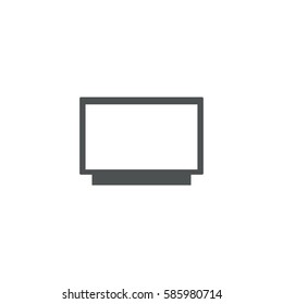 tv icon. sign design
