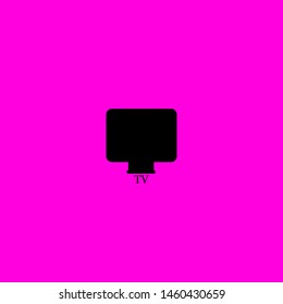 tv icon sign signifier vector