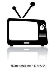 TV Icon simple oldfashioned