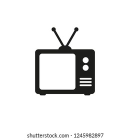 TV icon. Simple vector illustration.