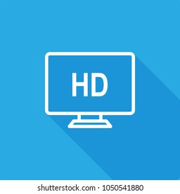 TV icon, stock vector, eps10.