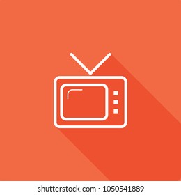 TV icon, stock vector, eps10.