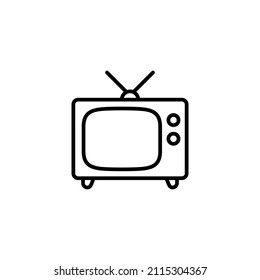 Tv icon. television sign and symbol